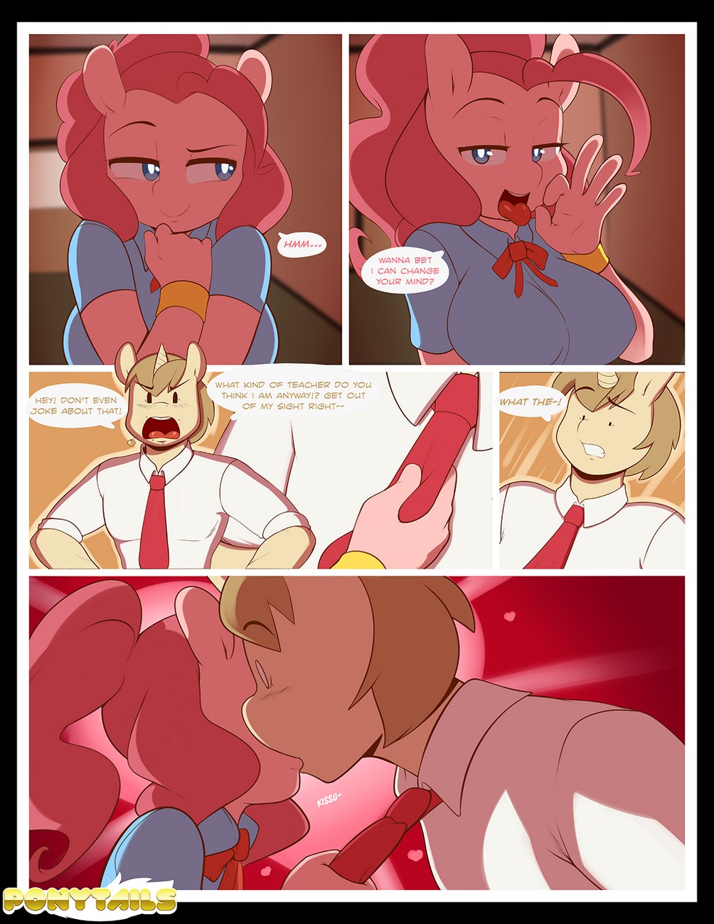 Pink It Up A Notch Cartoon Comic 003