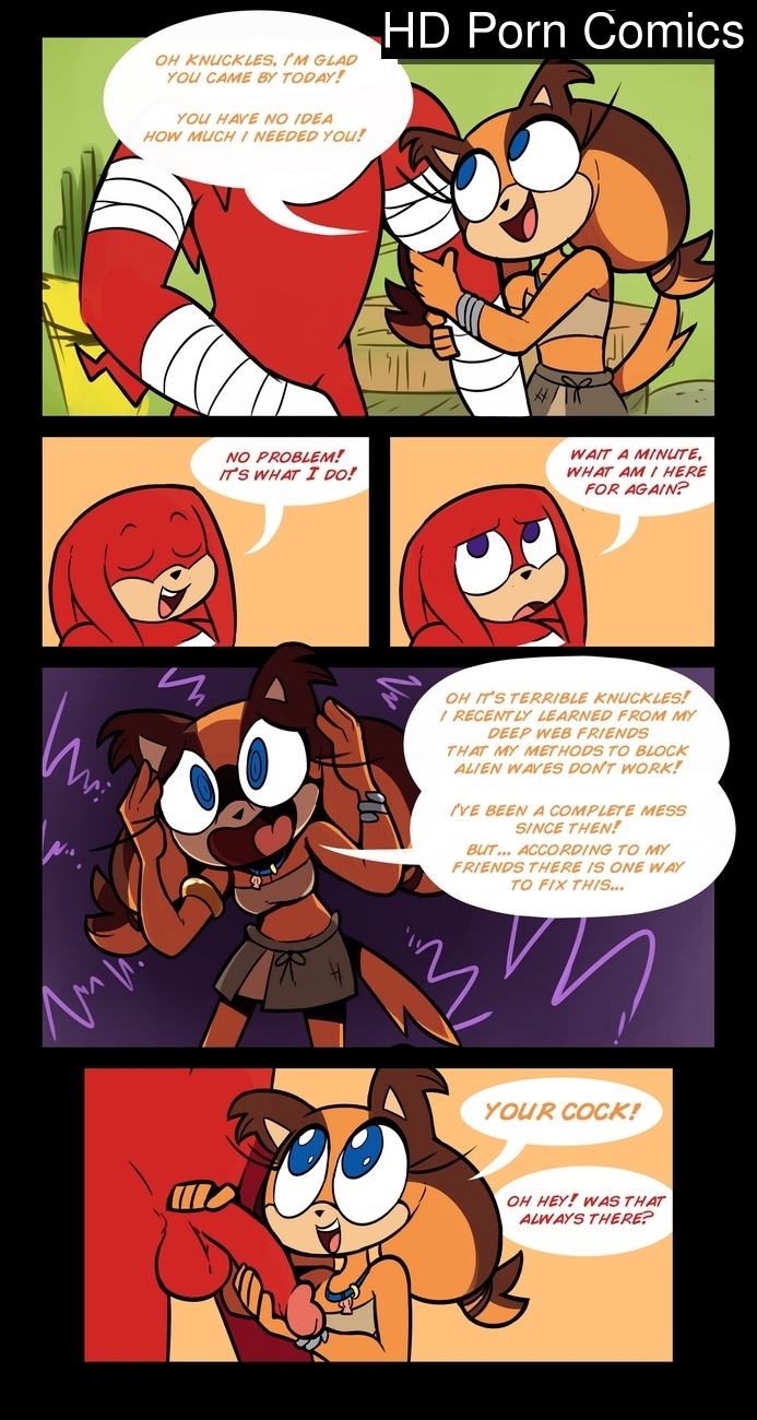 Sticks &amp; Knuckles Cartoon Porn Comic 001