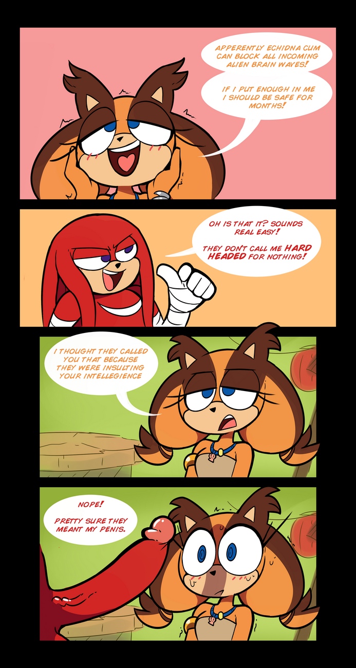 Sticks &amp; Knuckles Cartoon Porn Comic 002