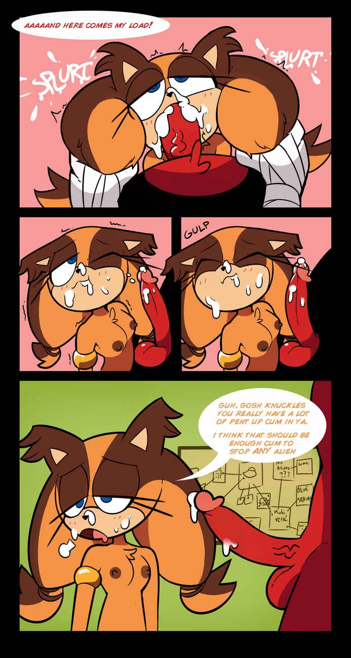 Sticks &amp; Knuckles Cartoon Porn Comic 006