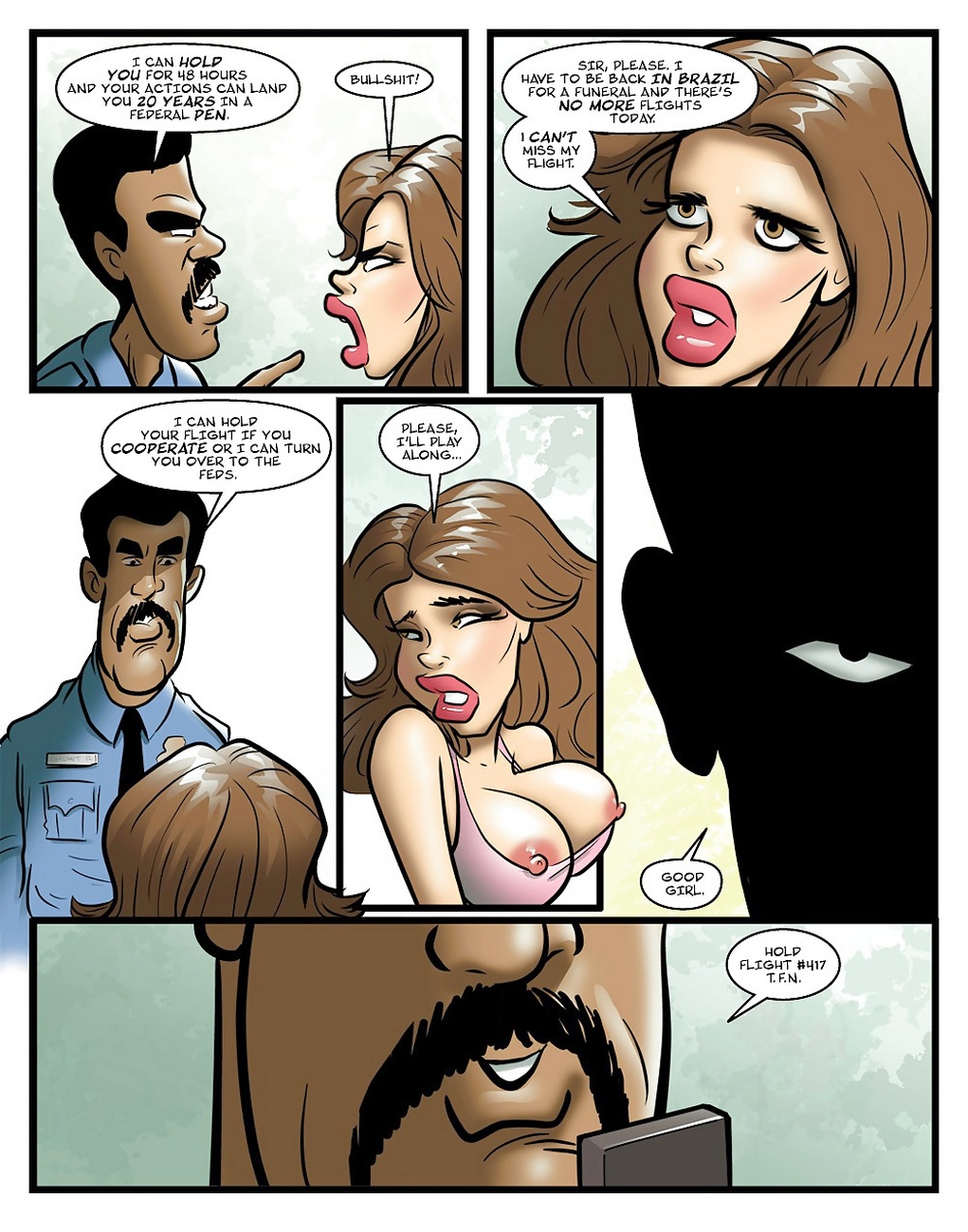 T.S.A. Initiations Cartoon Porn Comic 004