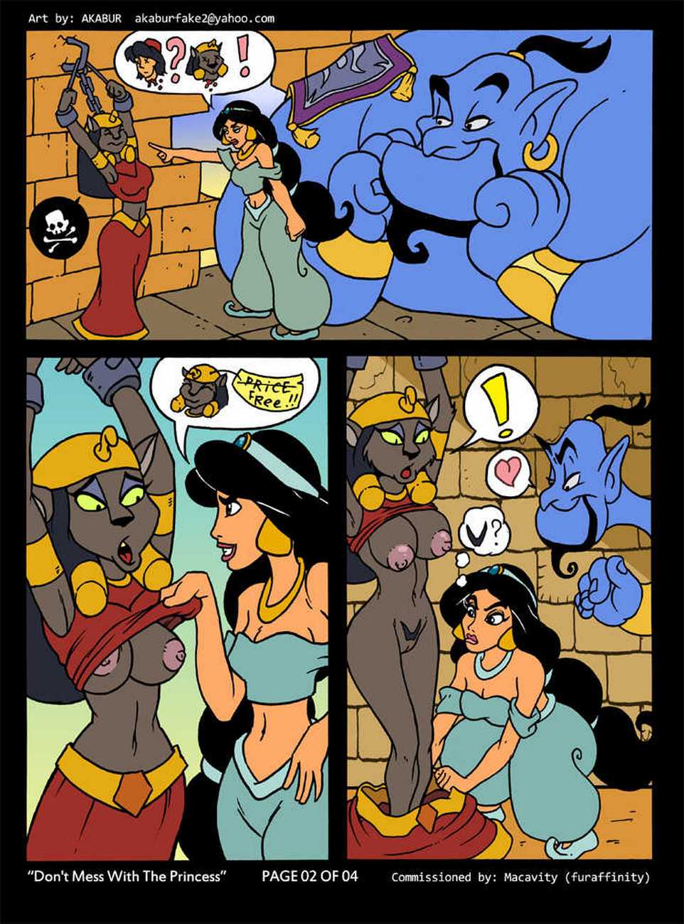 Don't Mess With The Princess Cartoon Comic 003