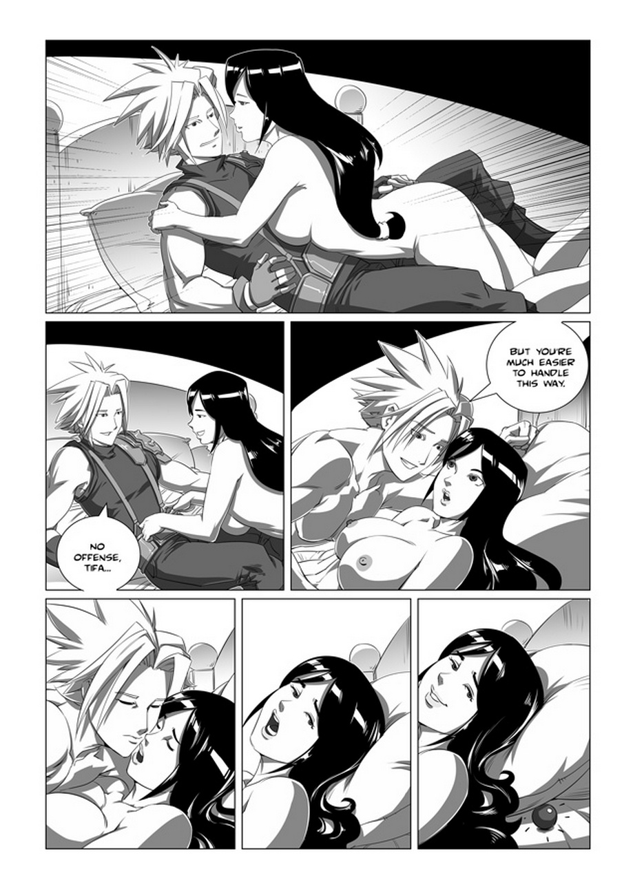 Tifa &amp; Cloud 2 - Ride Of Your Life Cartoon Porn Comic 008
