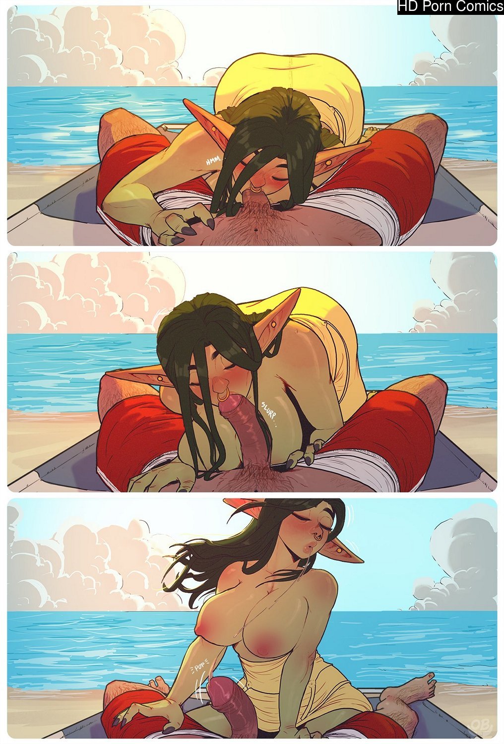 Beach Day In Xhorhas Porn Comic 017
