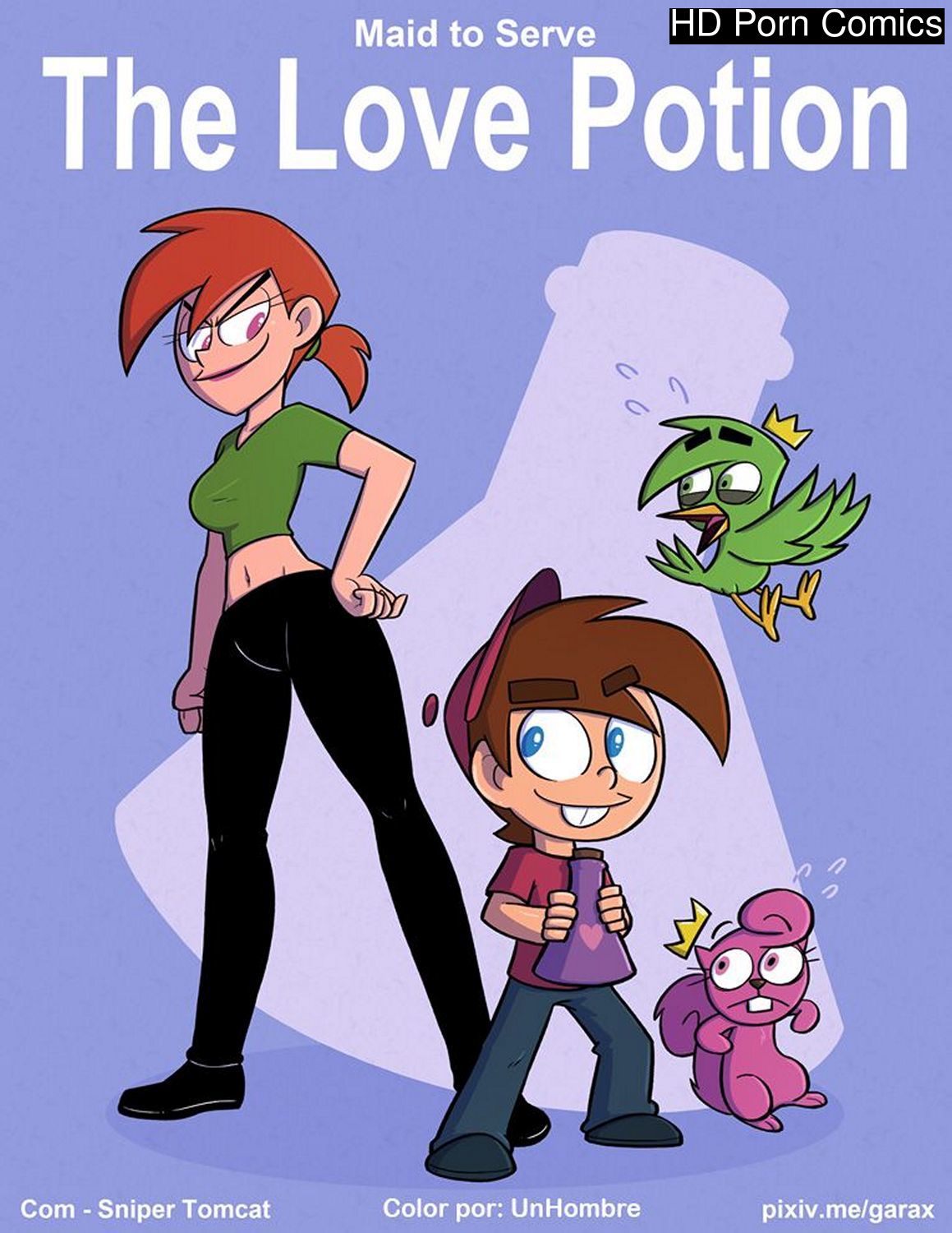 Maid To Serve - The Love Potion Cartoon Comic 001