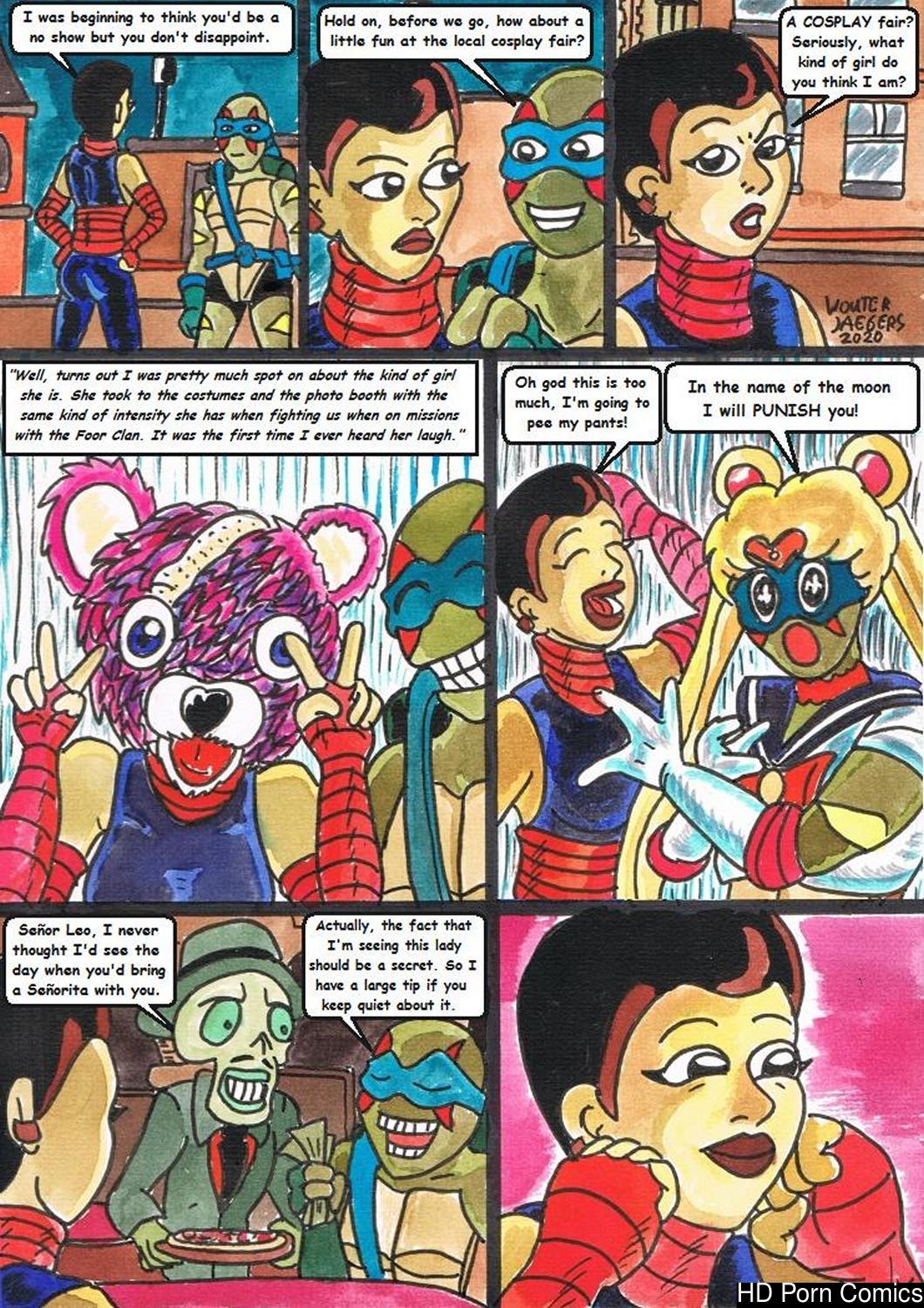 Rise Of The Teenage Mutant Ninja Turtles - Quiet Time Porn Comic 007