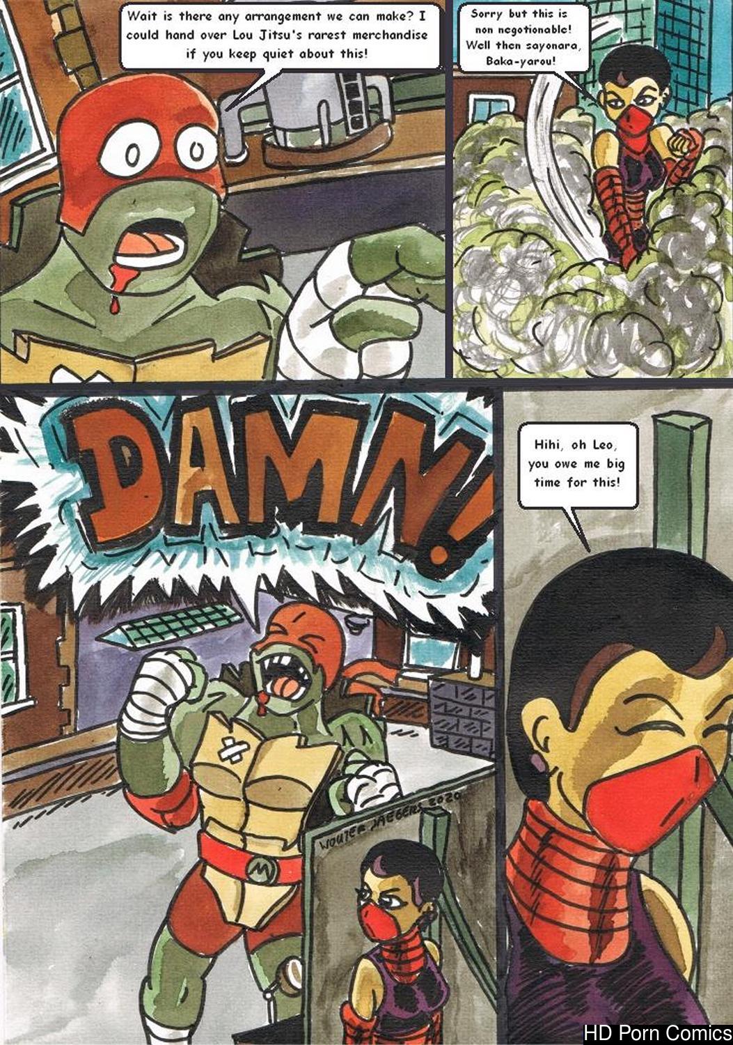 Rise Of The Teenage Mutant Ninja Turtles - Quiet Time Porn Comic 023