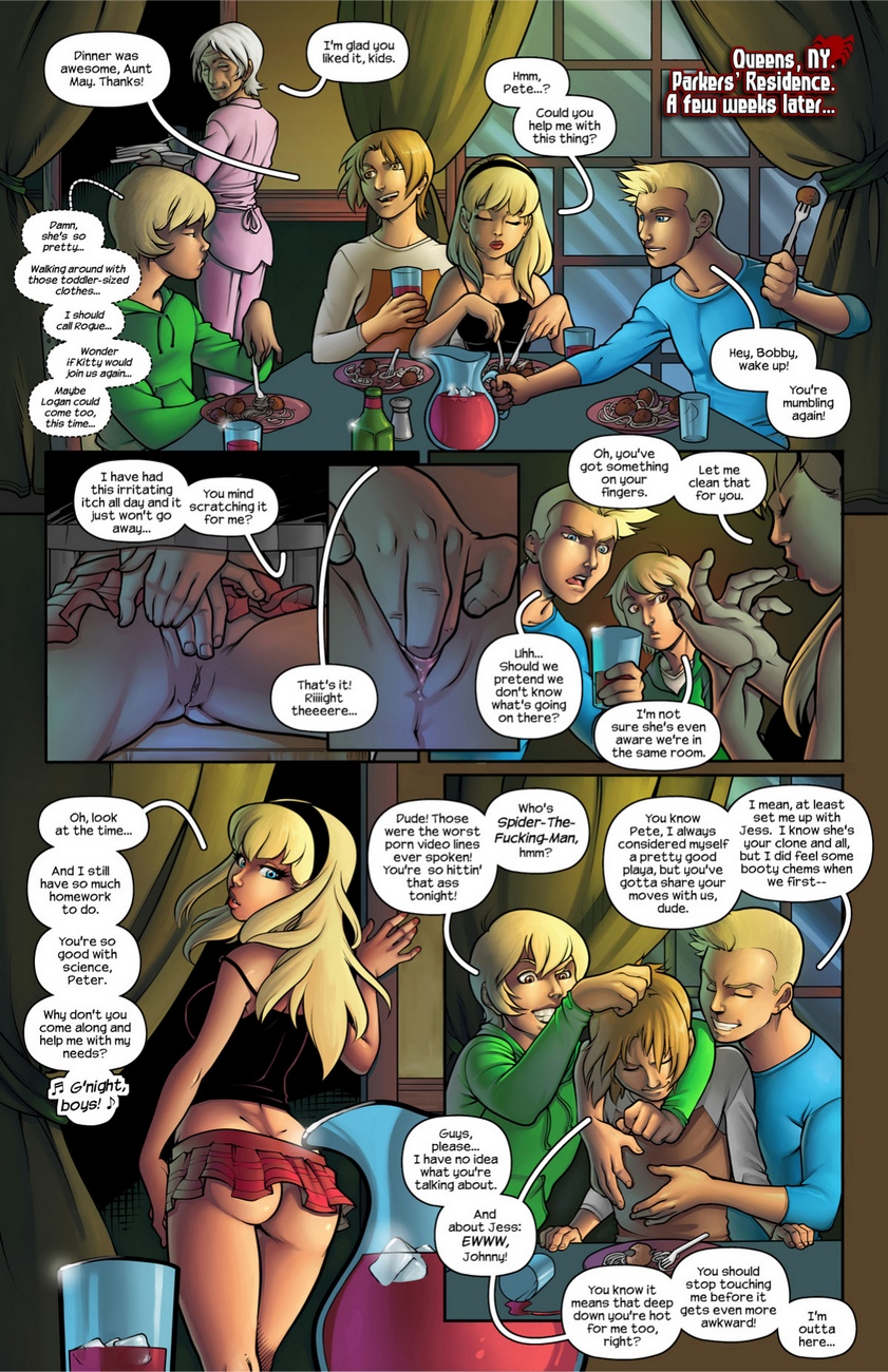 Spidercest 11 - No Such Thing As Too Many Clones PornComix 003