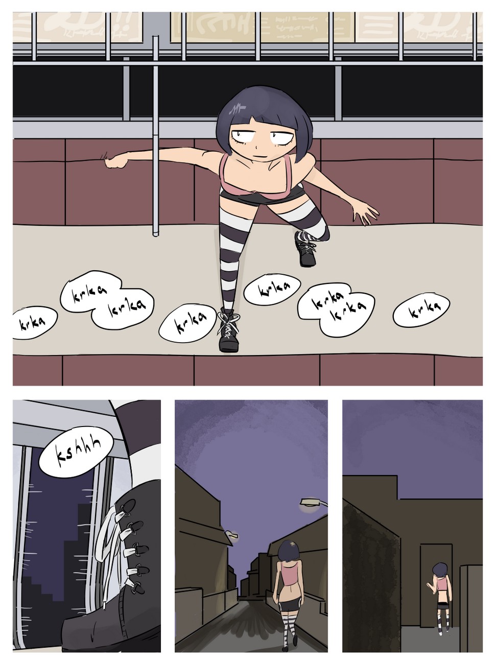 Kyoka Jiro's Open Relationship Cartoon Porn Comic 010