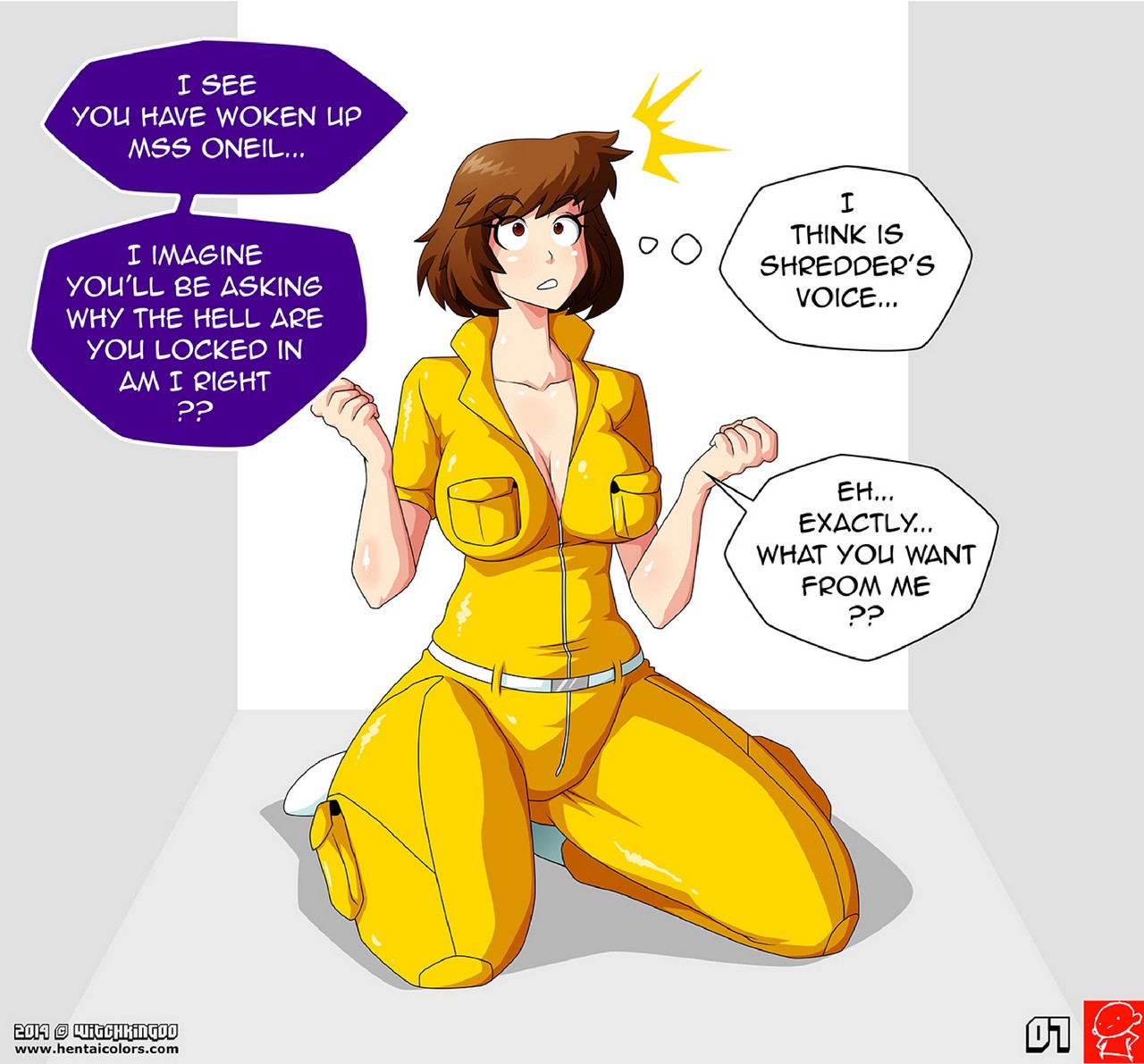 April O'Neil 1 - Save The Turtles Porn Comic 008