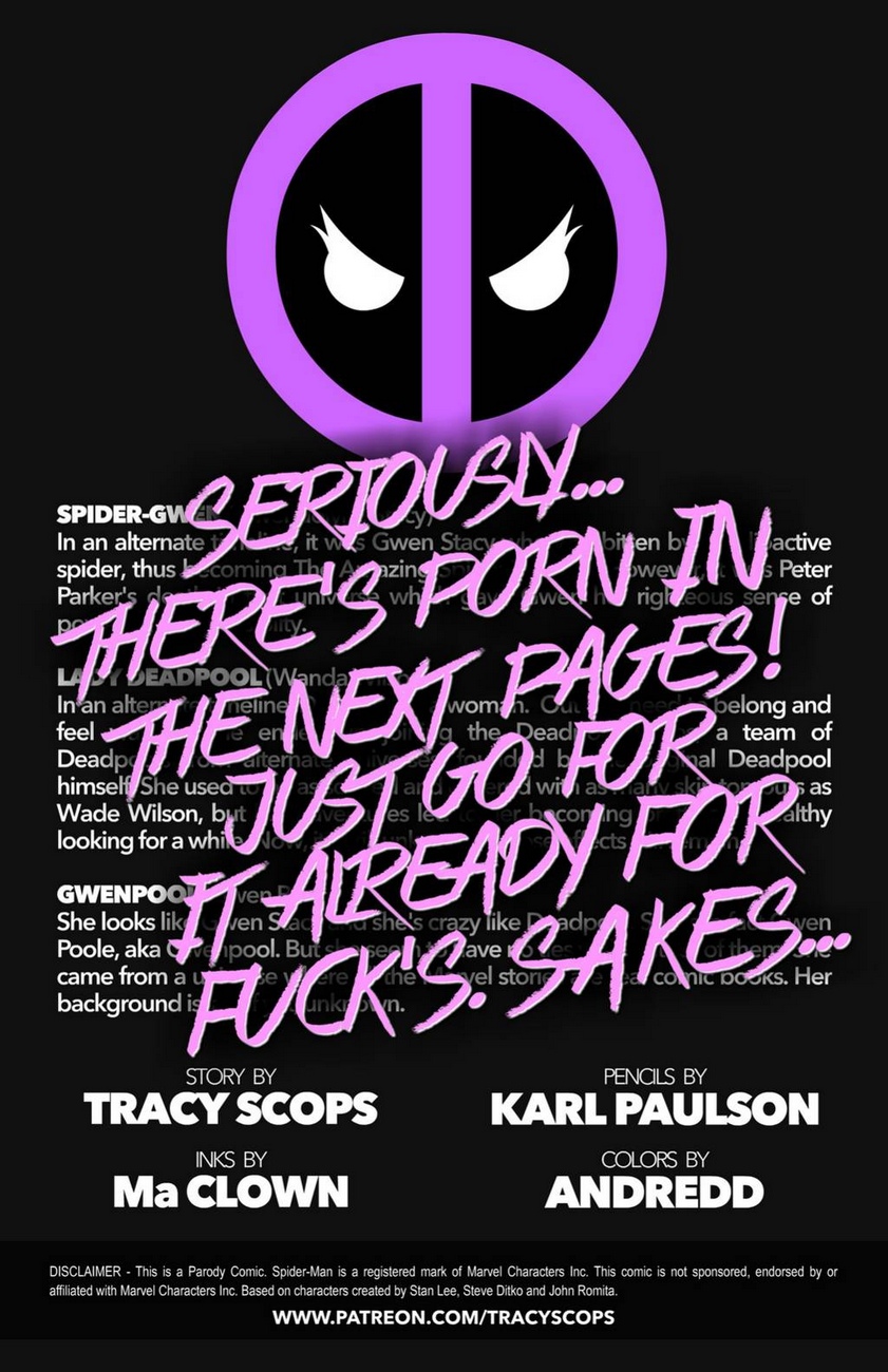 Gwenpool 1 - Radioactive Chimichanga PornComix 002
