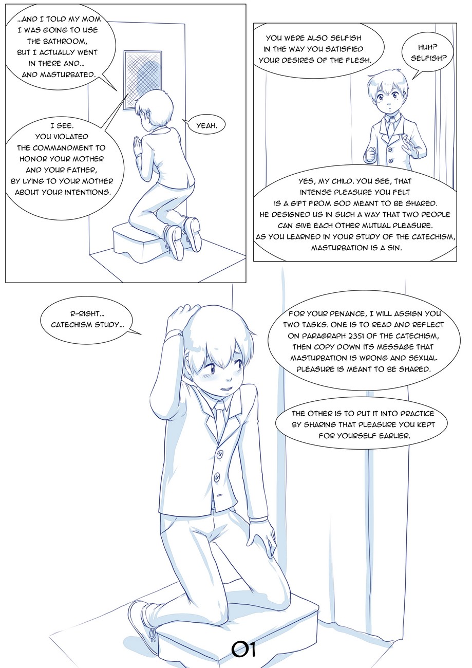 Furry Fantasy XIV 4 Cartoon Comic 002