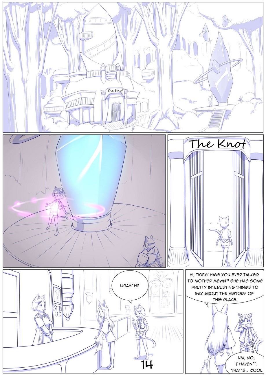 Furry Fantasy XIV 4 Cartoon Comic 015