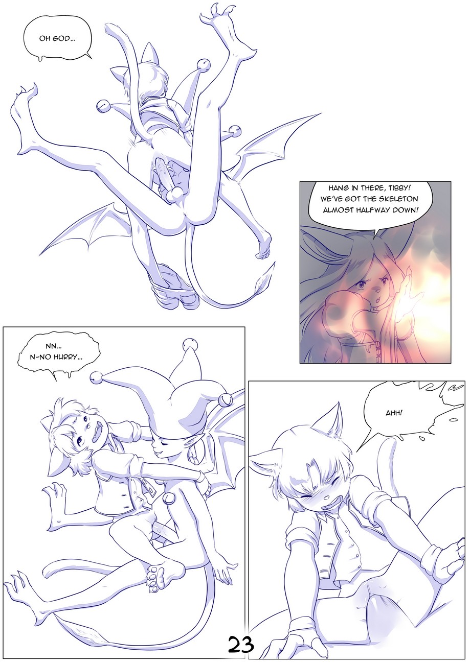 Furry Fantasy XIV 4 Cartoon Comic 024