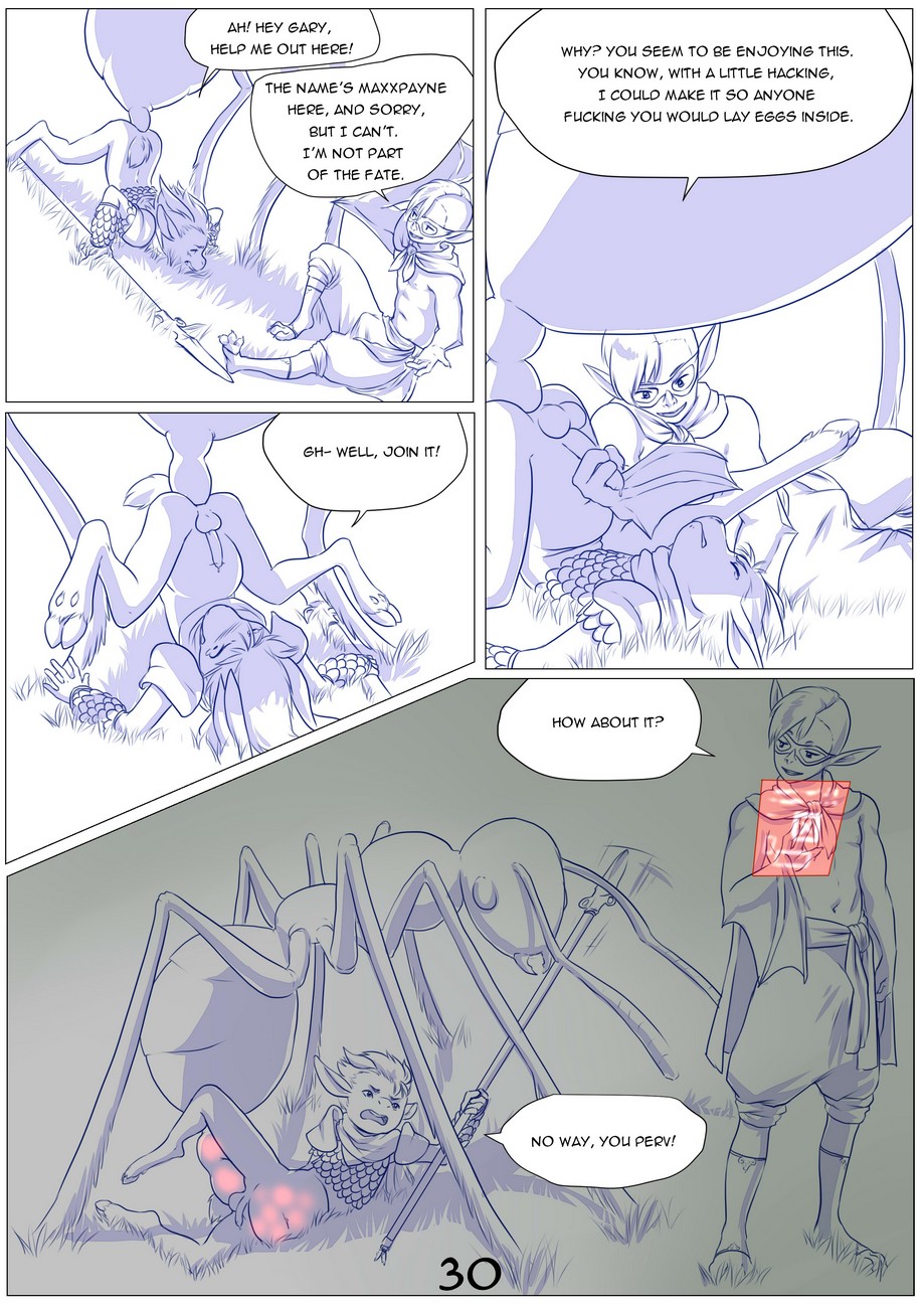 Furry Fantasy XIV 4 Cartoon Comic 031