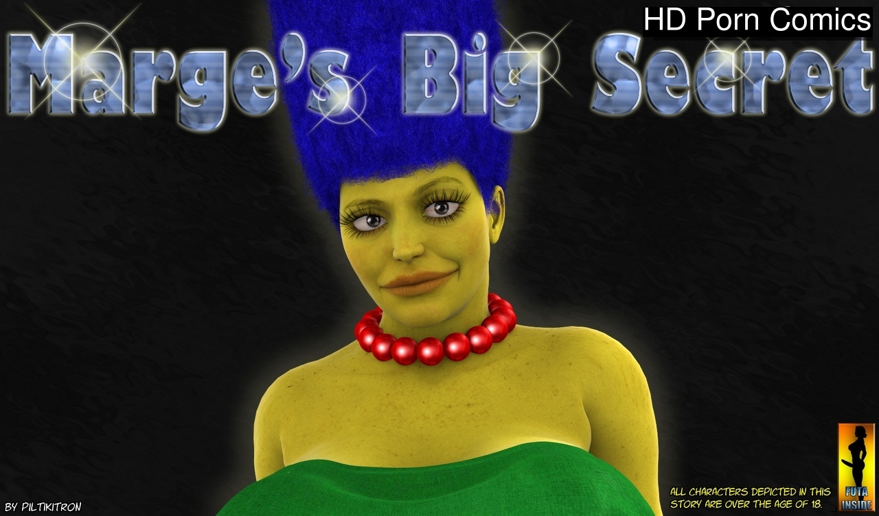 Marge's Big Secret Cartoon Comic 001