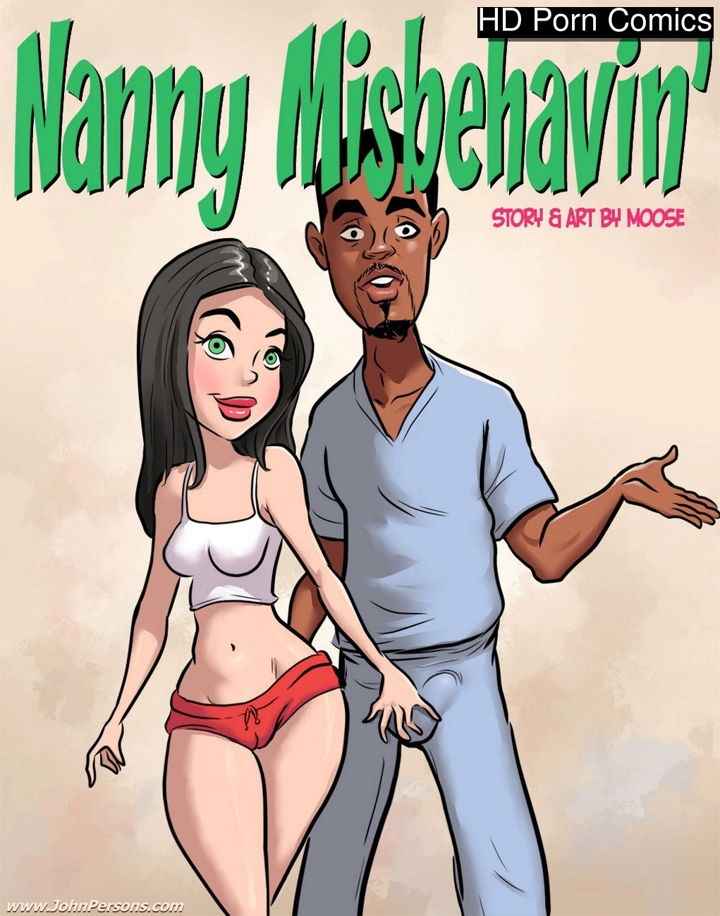 Nanny Misbehavin Cartoon Comic 001