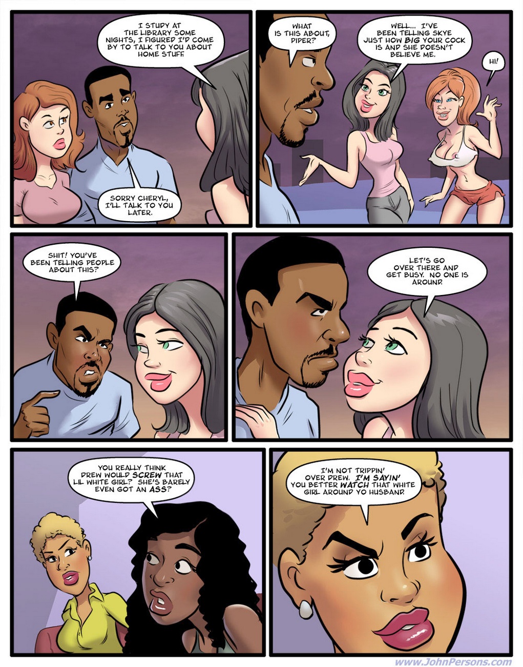 Nanny Misbehavin Cartoon Comic 017