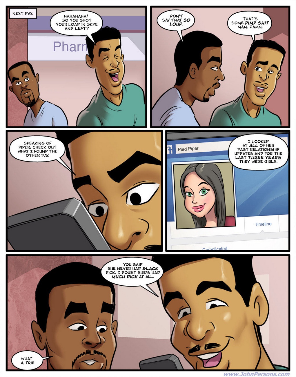 Nanny Misbehavin Cartoon Comic 023