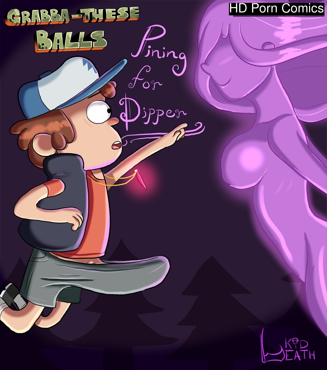 Grabba-These Balls - Pining For Dipper Cartoon Comic 001