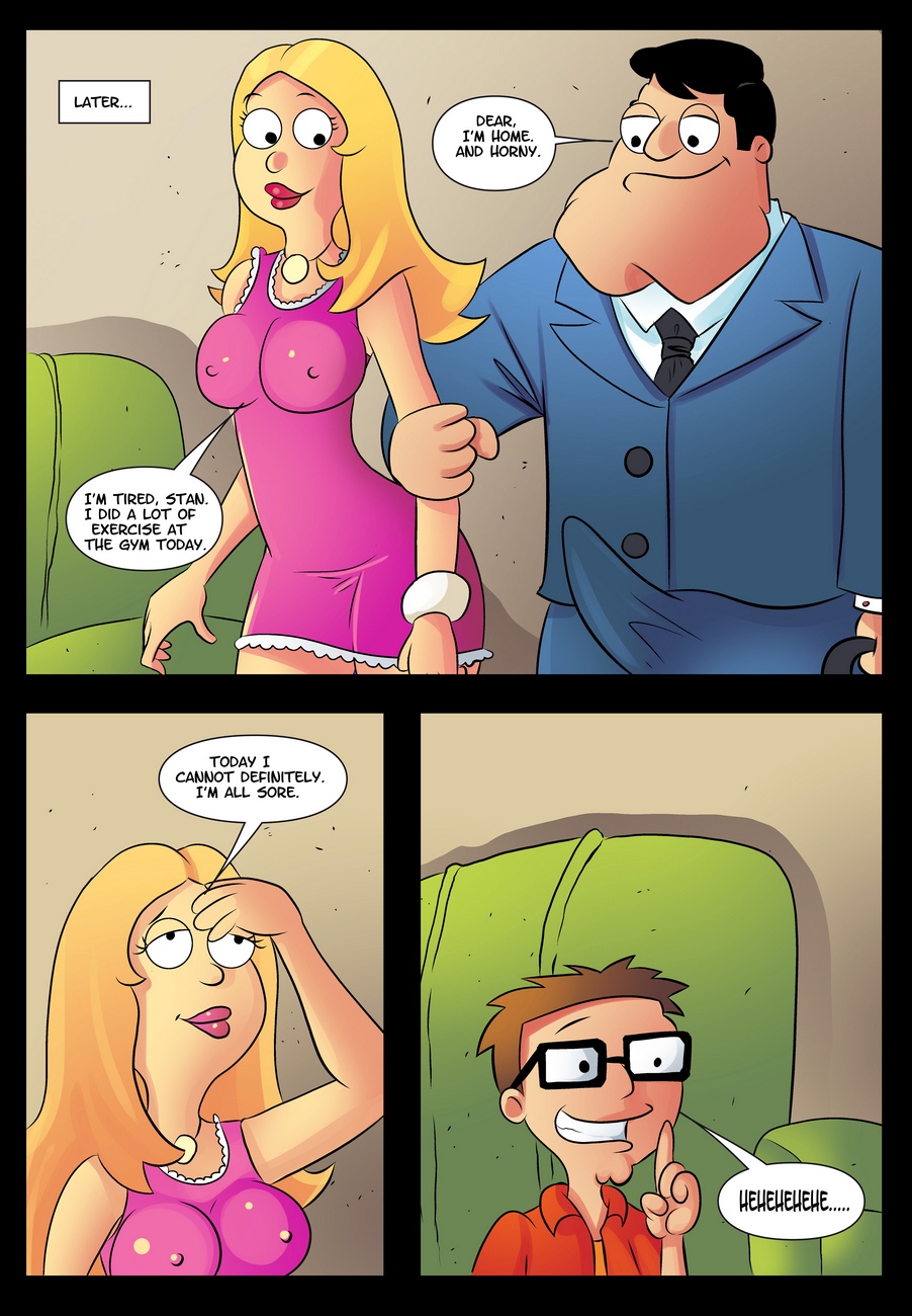 Steve And Francine Cartoon Porn Comic 011
