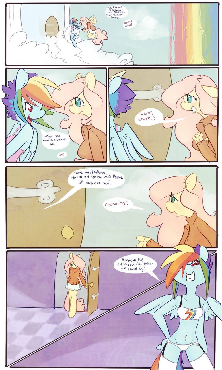 Don't Be Shy Cartoon Comic 002
