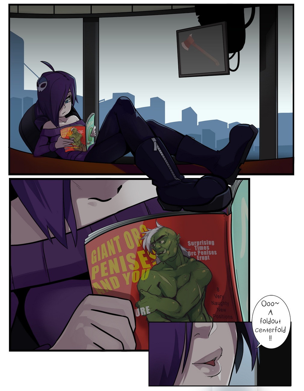 Orc Safari Cartoon Porn Comic 002