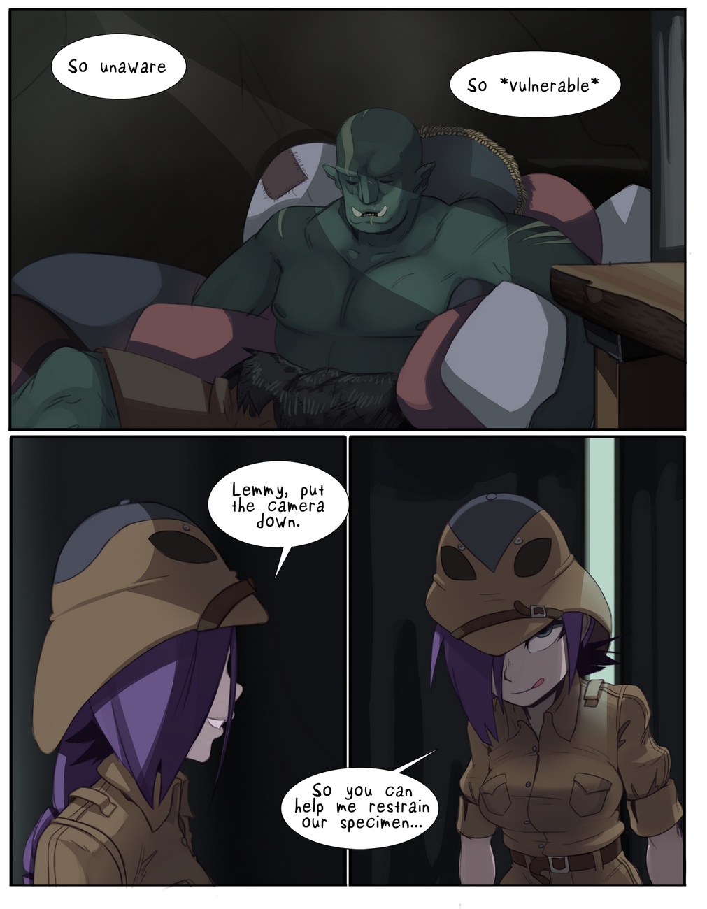 Orc Safari Cartoon Porn Comic 007