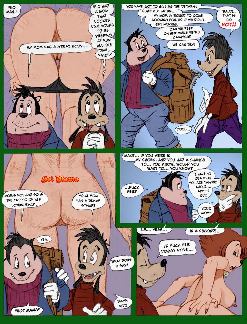 Peggy Cums Camping Sex Comic 005