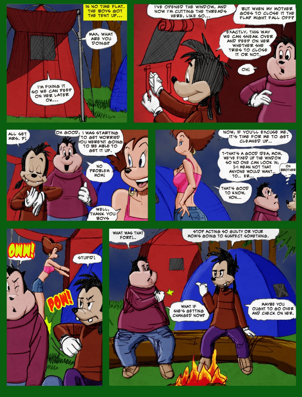Peggy Cums Camping Sex Comic 016