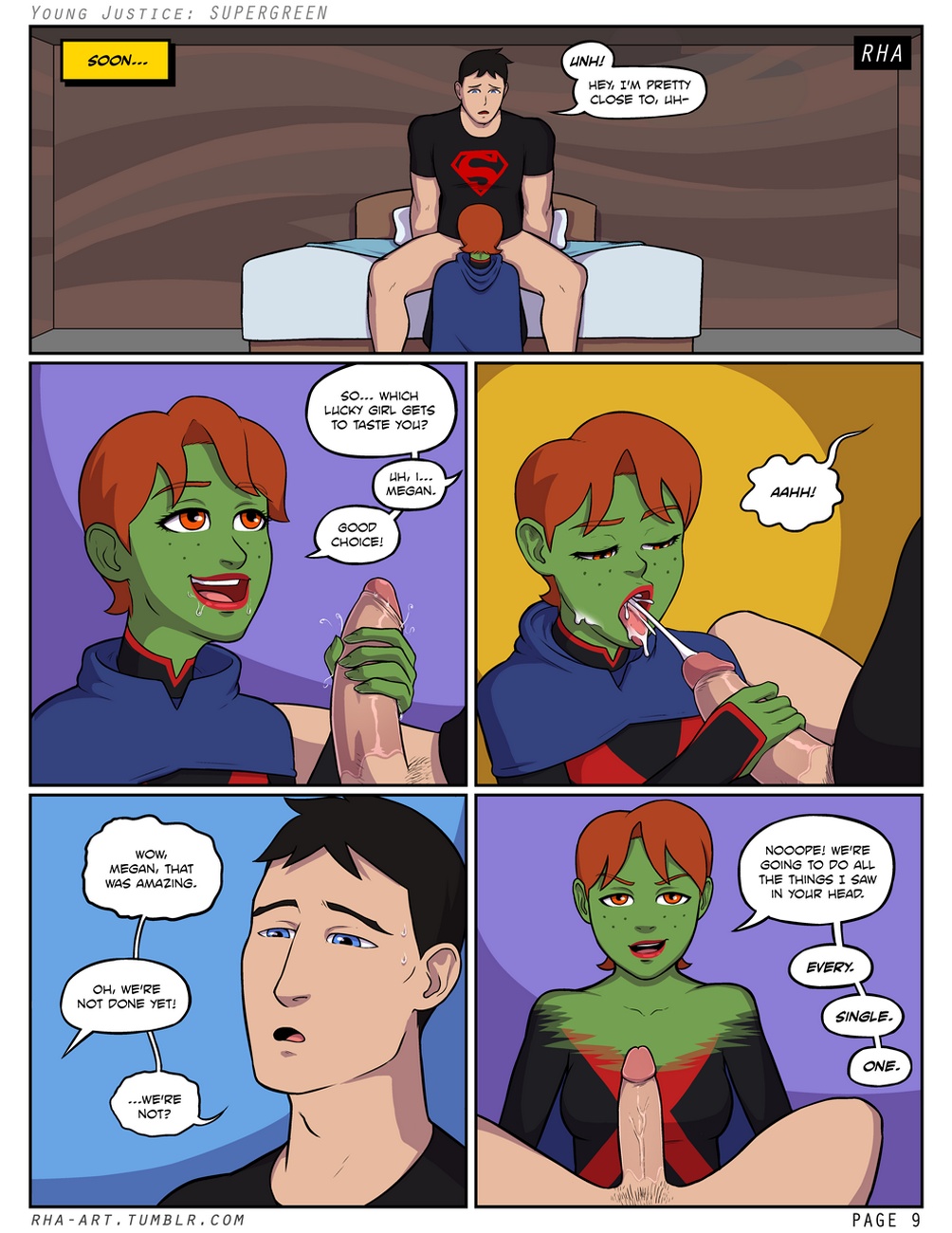 Young Justice - Supergreen Porn Comic 010