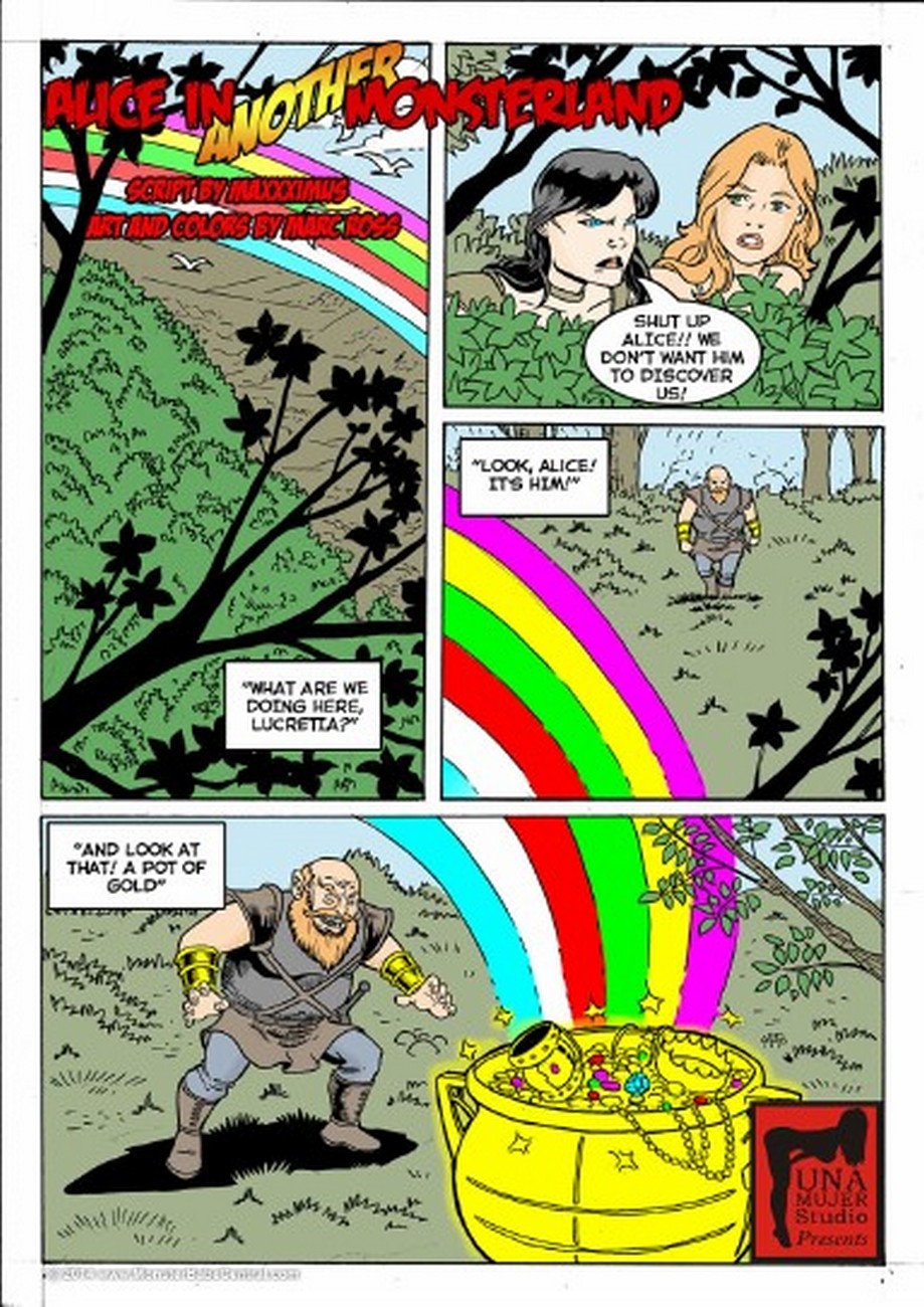 Alice In Another Monsterland 5 Cartoon Comic 001