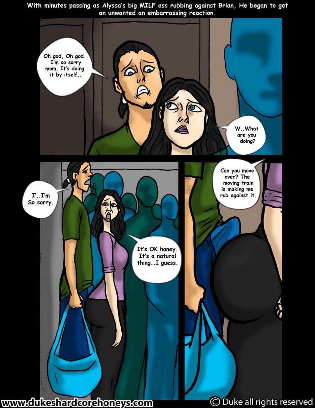 Rush Hour Cartoon Porn Comic 006