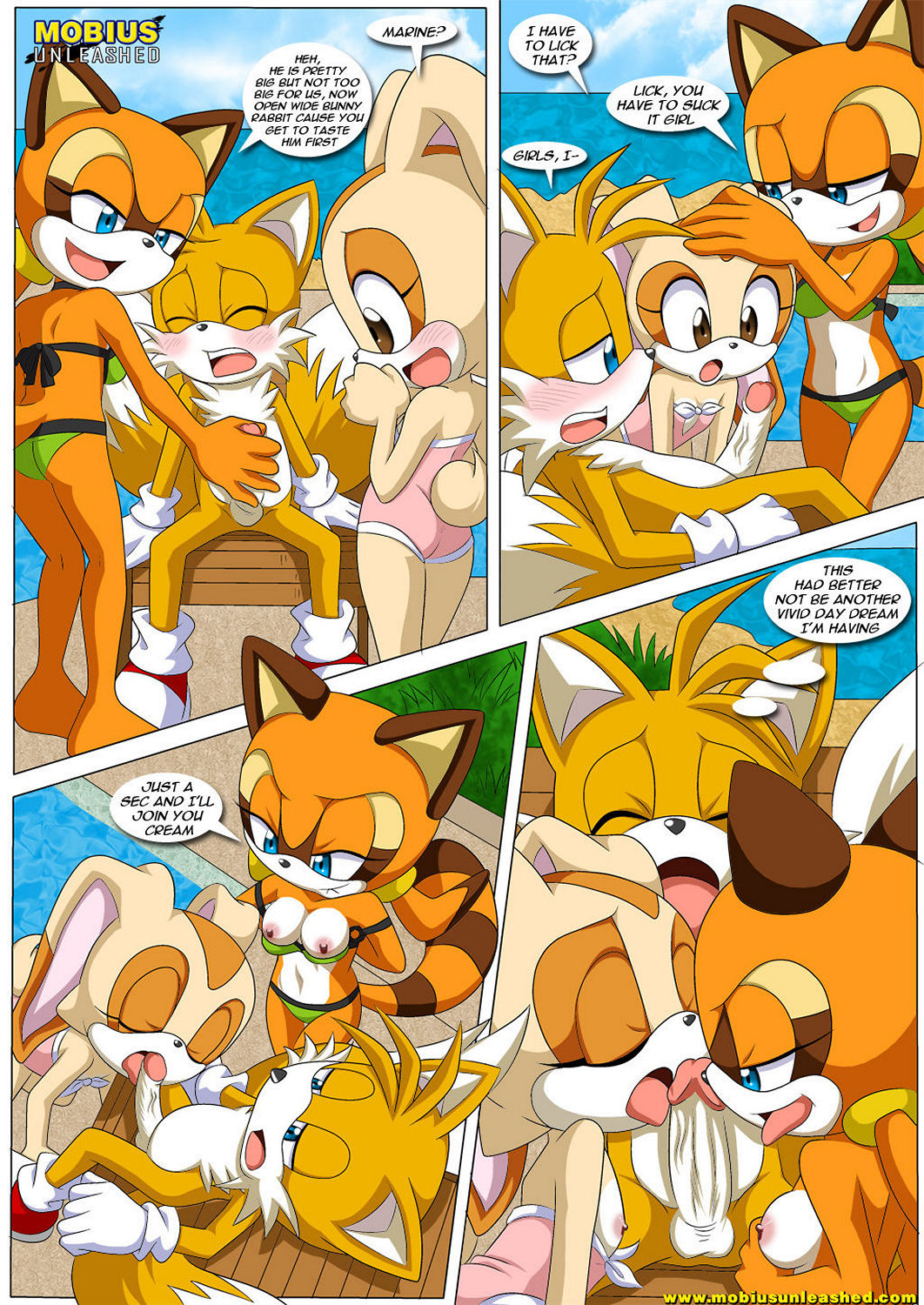 Poolside Fun PornComix 004