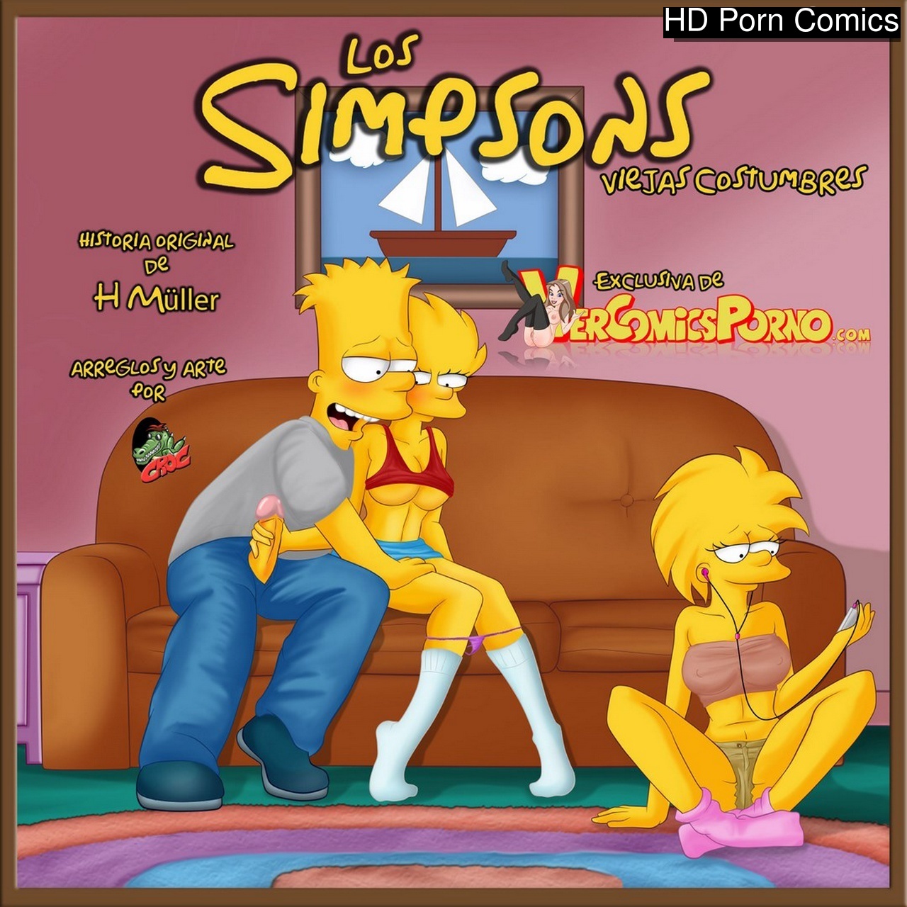 The Simpsons 1 - A Visit From The Sisters Cartoon Comic 001