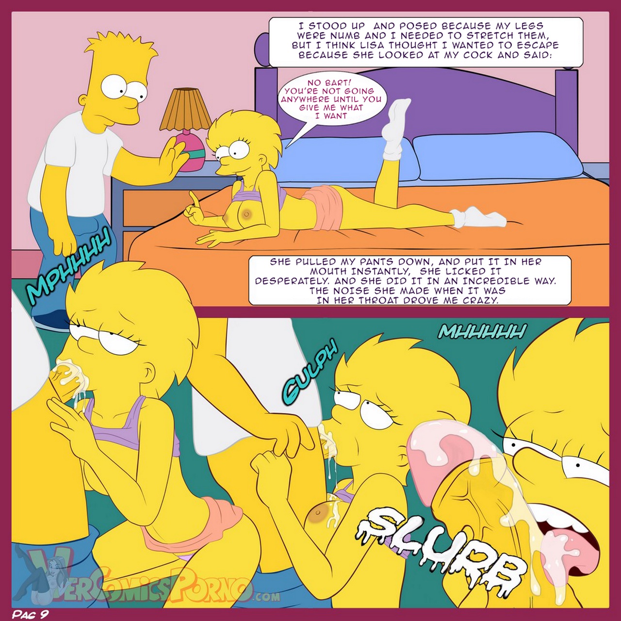 The Simpsons 1 - A Visit From The Sisters Cartoon Comic 010