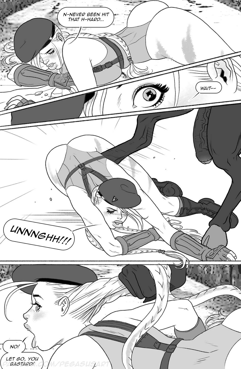 Game Over Girls - Cammy Vs Lord Vitus Cartoon Porn Comic 005