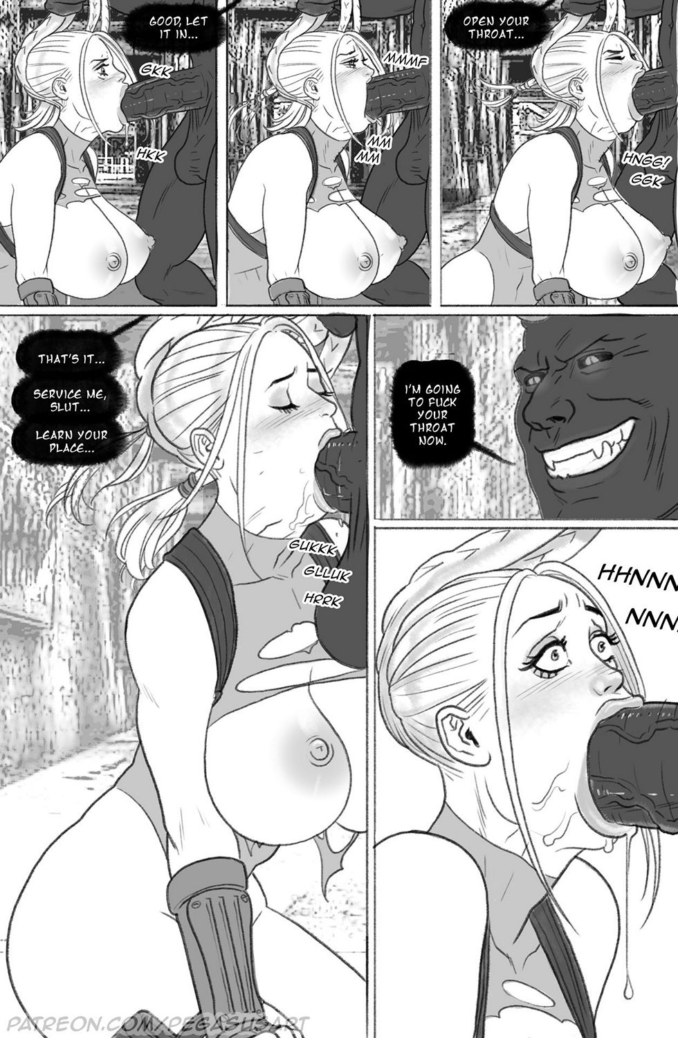 Game Over Girls - Cammy Vs Lord Vitus Cartoon Porn Comic 010