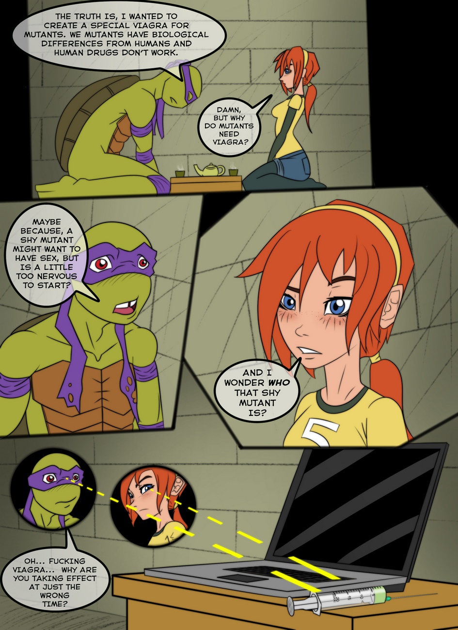 TMNT - Relax In April Porn Comic 008