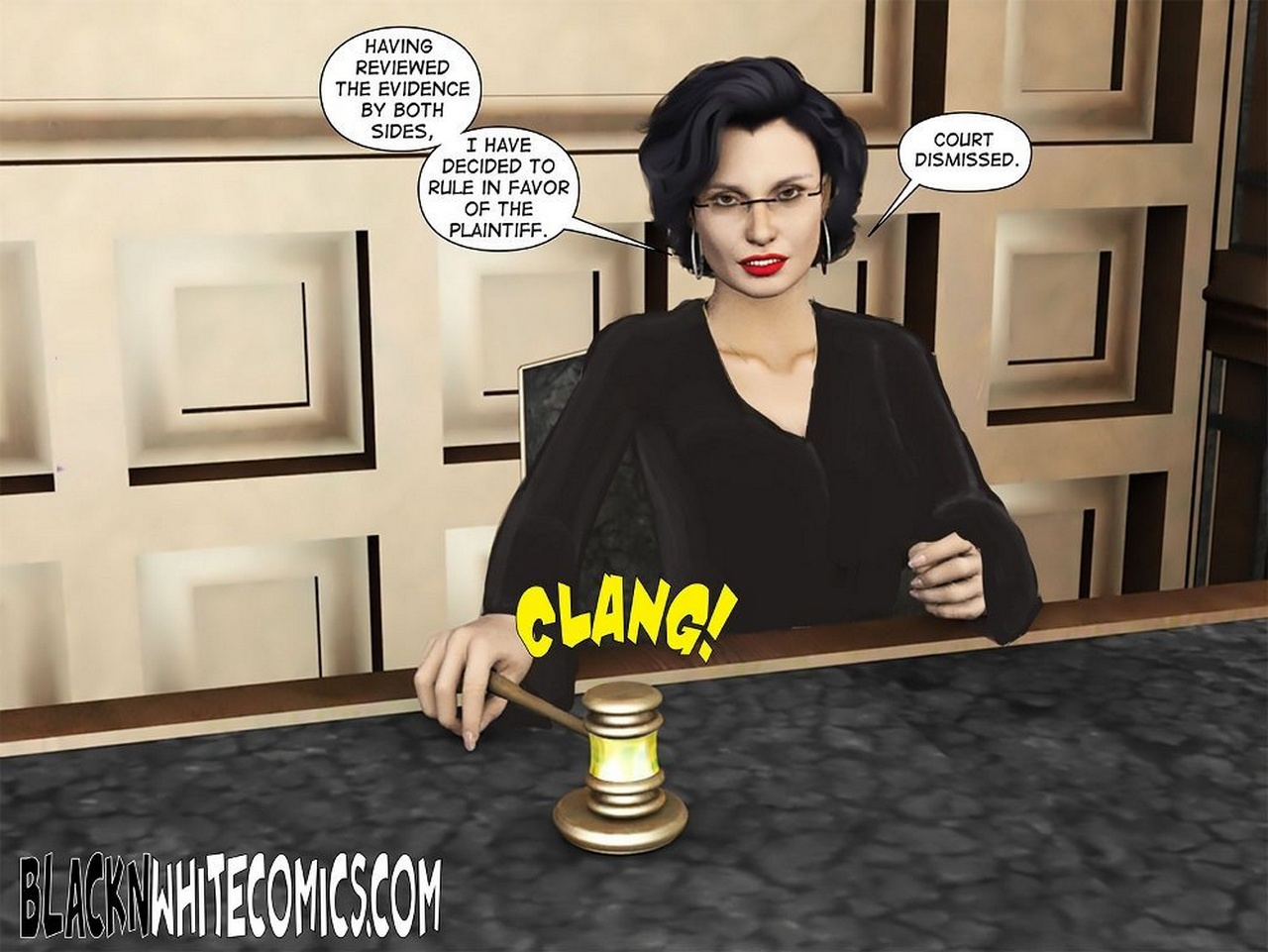 The People's Court Cartoon Porn Comic 010