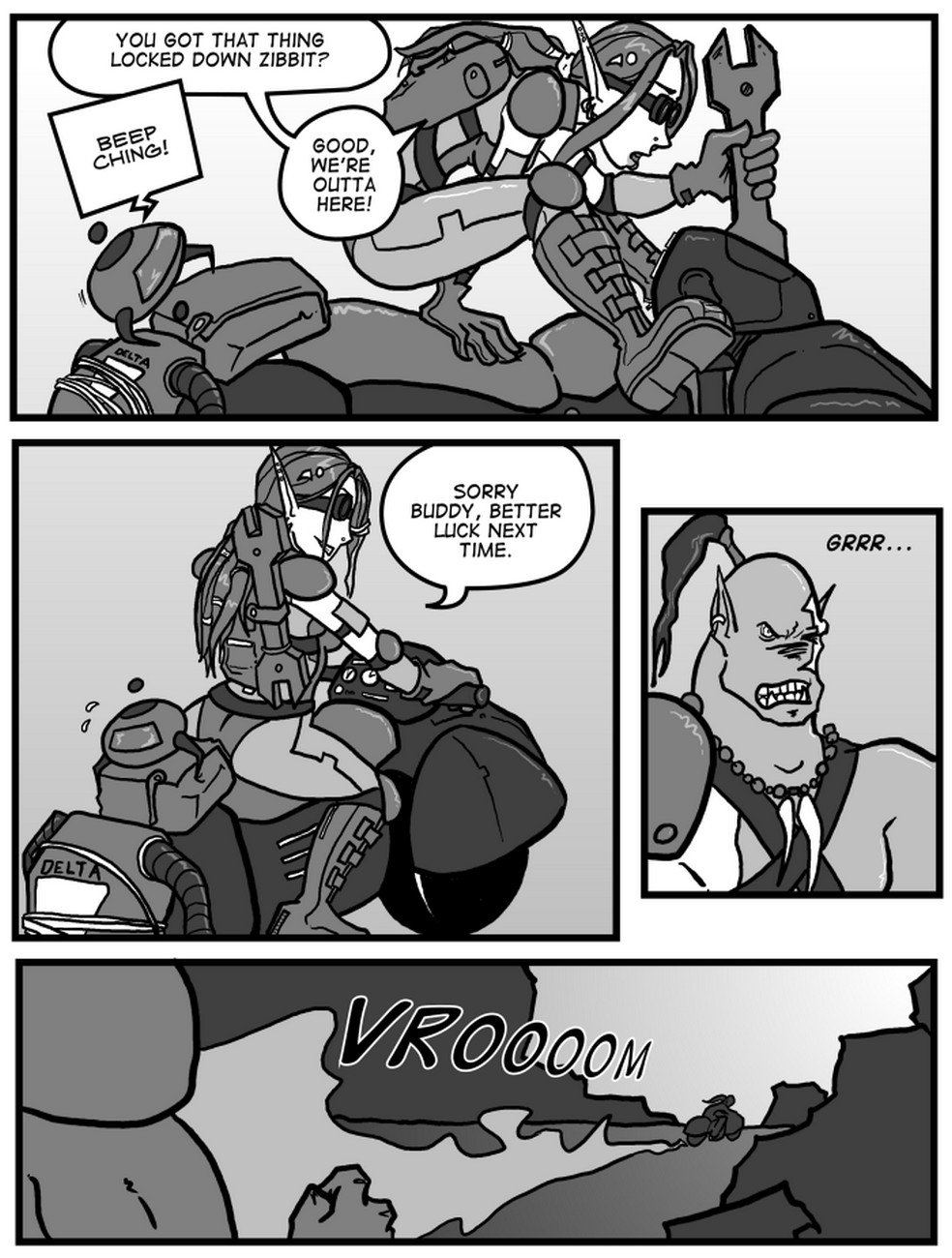 Linburger 2 - Predators Porn Comic 005