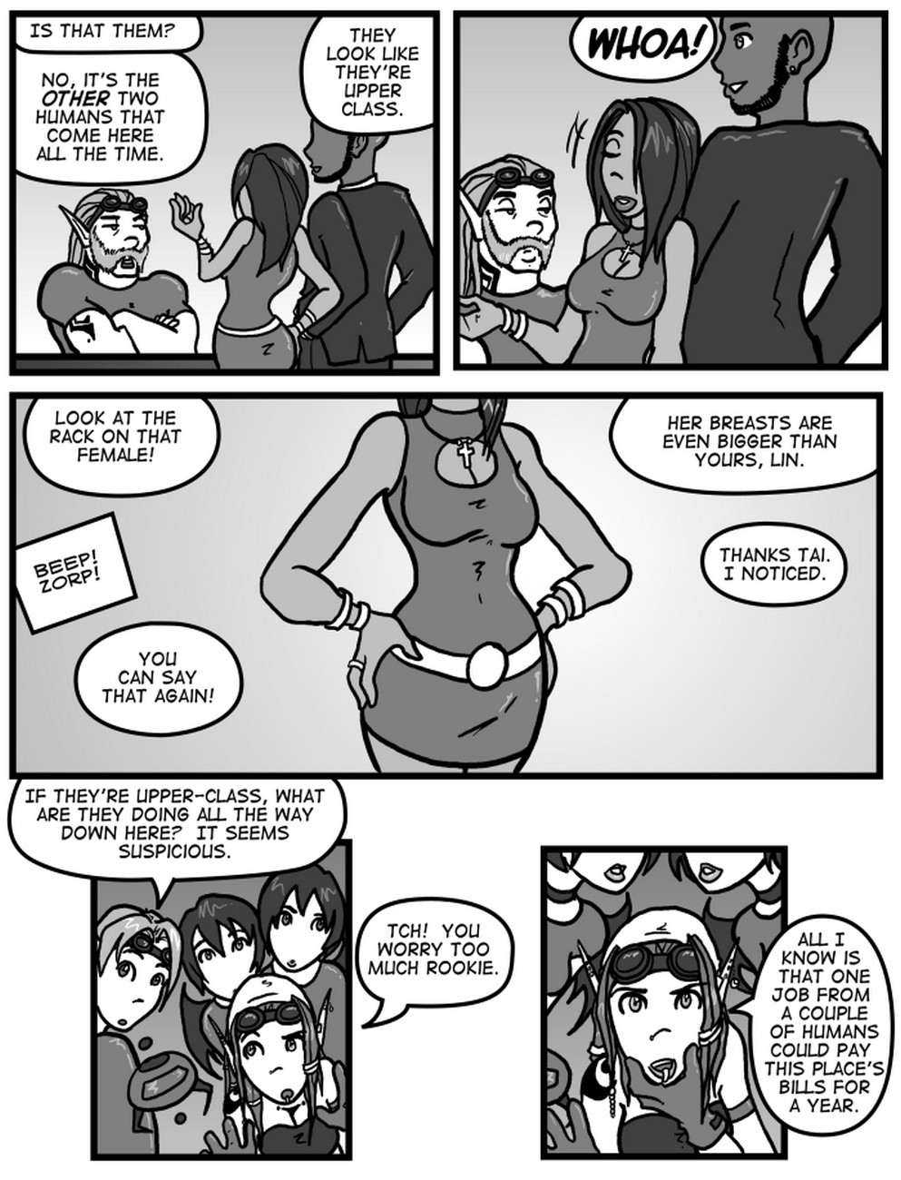 Linburger 2 - Predators Porn Comic 009