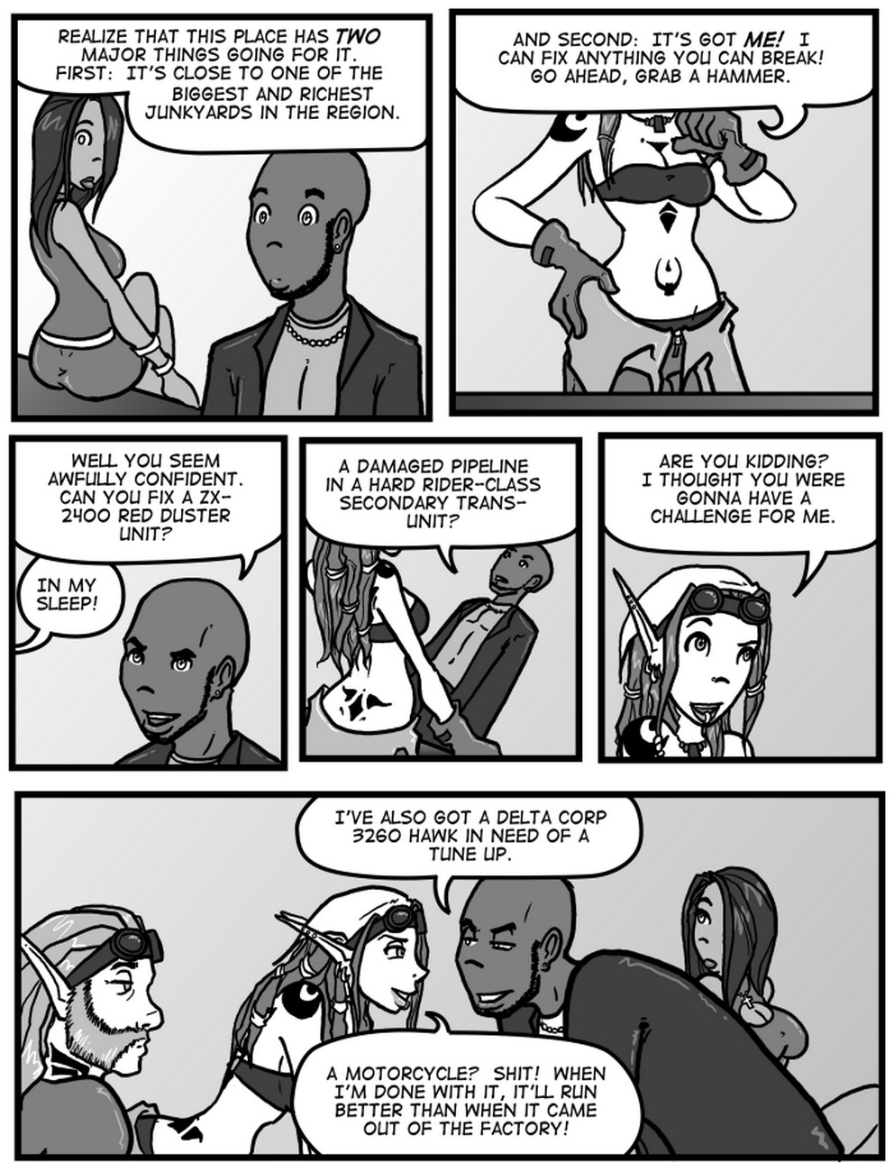 Linburger 2 - Predators Porn Comic 011